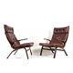 1 Sold Retro Vintage Danish Farstrup Rosewood Leather Lounge Chair Armchair 70s