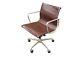 10 Eames Icf Ea 117 Brown Leather Office Chairs Vintage Mid Century 60s 70s Era