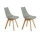 2/4/6/8 Tulip Style Dining Chair Kitchen Office Chair Leather Chair Wooden Chair