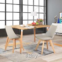 2/4/6/8 Tulip Style Dining Chair Kitchen Office Chair Leather chair Wooden Chair