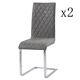 2 4 6 Dining Chairs High Back Distressed Leather Kitchen Office Gizza Furniture