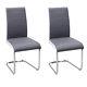 2 4 6pcs Faux Leather Dinning Room/office Chairs Square Tube Kitchen Dinner Seat