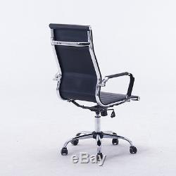 2 x Ergonomic PU Leather Office Chair High Back Executive Computer Desk Chair UK