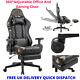 360°swive Gaming Office Pc Computer Chair Racing Pu Ergonomic Leather Adjustable