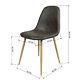 4pcs Livingroom Kitchen Dining Chairs Charles Retro Style Pu Leather Decor Chair