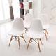 4x Retro Design Dsw Dining Chairs Wooden Legs Dining Room Office Lounge Chairs
