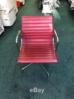 5 Of Vitra Charles Eames EA 108 Ribbed Leather Chair
