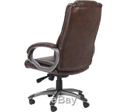 ALPHASON Northland Leather Reclining Executive Chair Brown