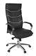 Amstyle Xxl Executive Chair Ferrol Real Leather Black, Office Desk Furniture New