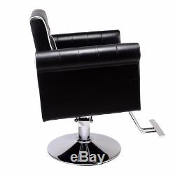 Adjustable Black Hydraulic Barber Hair Salon Chair Hairdressing Beauty Office