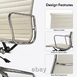 Adjustable Eams Office Chair Swivel Computer Desk Chair Leather Executive Chair