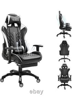 Adjustable Gaming Chair Office Recliner Swivel Massage PC Computer Desk Chairs