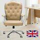 Adjustable Pu Leather Home Office Chair Swivel Executive Pc Computer Desk Table