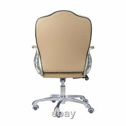 Adjustable PU Leather Home Office Chair Swivel Executive PC Computer Desk Table