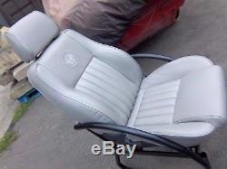 Alfa Romeo Leather Car Seat Chair, Man Cave, Office, Recliner, Work Shop, Desk