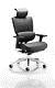 Alpha Black Leather Or Mesh Executive Office Chair No Headrest