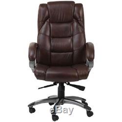 Alphason Northland Brown High Back Leather Executive Home/Office Computer Chair