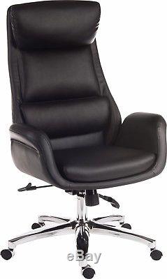 Ambassador Stylish Contemporary Reclining Leather Executive Office Chair