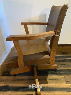 Antique Vintage Crusader Office Chair Mid Century