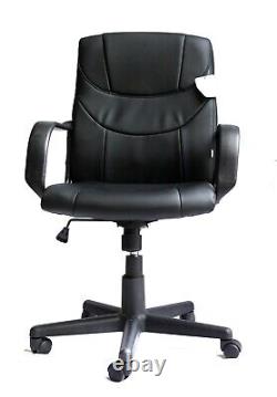 Apollo Niceday Executive Home Office Computer Chair Black Bonded Leather VAT inc