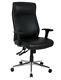 Artemis Realspace Black Bonded Leather Executive Swivel Office Chair Graded 95%