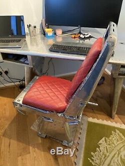 Aviation/aviator Computer Chair Office Furniture Handmade Bespoke Desk Leather