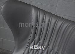 Aviator Solar Vintage Wing Egg Chair Desk Armchair Office Retro Swivel Grey