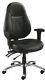 Avior 24 Hour Leather Operator Chair Black Kf03359