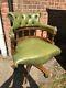Beautiful Leather Green Chesterfield Captains Office Chair By Ring Mekanikk