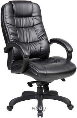 BiGDUG Executive Leather Office Chair Parma Desk Chair With Lumbar Support