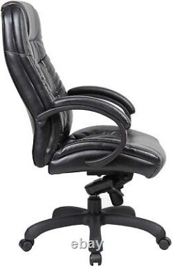 BiGDUG Executive Leather Office Chair Parma Desk Chair With Lumbar Support