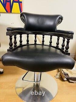 Black Chesterfield office Chair