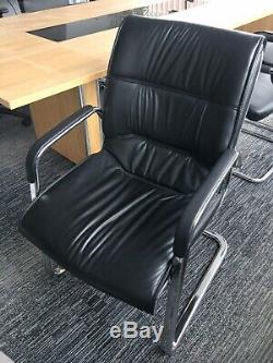 Black Leather Meeting Boardroom Office Chairs 8+ Available
