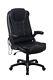 Black Luxury Faux Leather Swivel High Back Massage Gaming Office Chair Free P&p