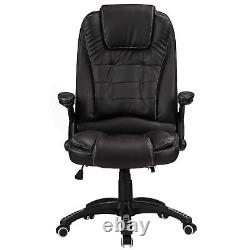 Black Office Chair Recliner Executive Home Swivel PC Computer Desk Chair RayGar