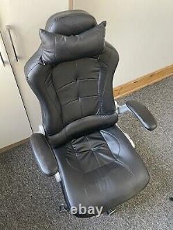 Black Office Desk Chair with Wheels
