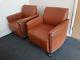 Boss Design Bentley 1 Seater Chair Brown Leather Set Of 4