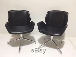 Boss Design Kruze Chairs, Full Black Leather 30 Available