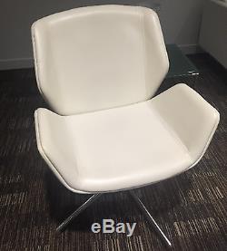 Boss Design Kruze Chairs, Full White Leather 11 Available