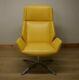 Boss Kruze High Back Full Leather Lounge Armchair / Swivel Chair