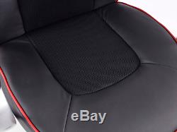 Bucket Seat Mercedes AMG Style Office Chair Black / Red, Recaro Sparco Style