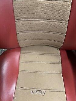 CAB Office chair half leather and fabric 5 star base Used