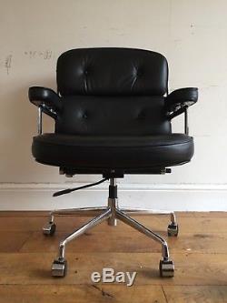 CHARLES EAMES TIME LIFE LEATHER OFFICE DESK CHAIR FOR ICF herman miller vitra