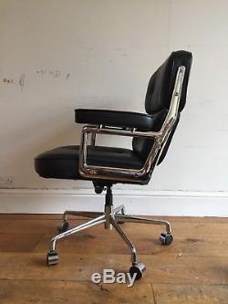 CHARLES EAMES TIME LIFE LEATHER OFFICE DESK CHAIR FOR ICF herman miller vitra