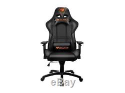 COUGAR Armor Gaming Chair Black 180° Reclining PVC Leather Full Steel Frame Home