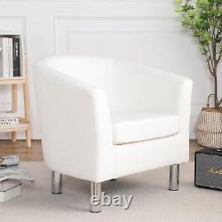 Camden Leather Tub Chair Armchair Dining Room Office Reception Factory Seconds