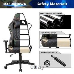 Chair for Gaming, Office and other Uses. Lumber Support. Headrest. Adjustable