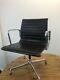 Charles Eames Vitra Chocolate Brown Leather. Aluminium Group Office Chair(2 Av)
