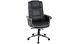 Chelsea Executive Chair Black Bonded Leather With Arms