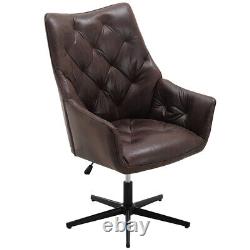 Chesterfield Button Faux Leather Home Office Computer Study Chair Executive Seat